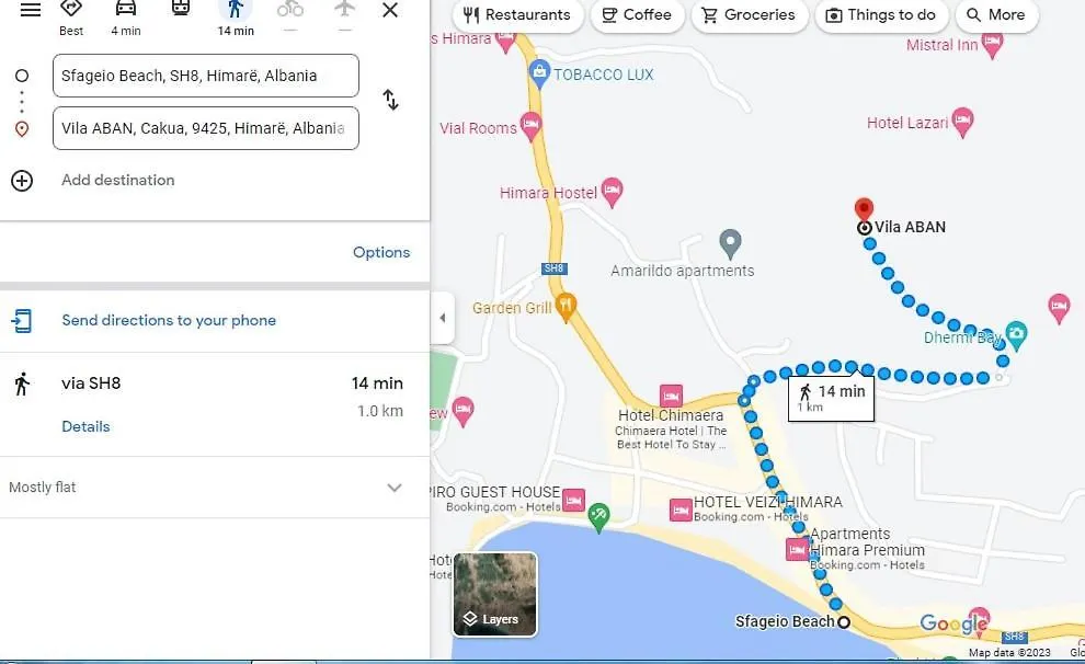 Vila Aban Himarë Apartamento
